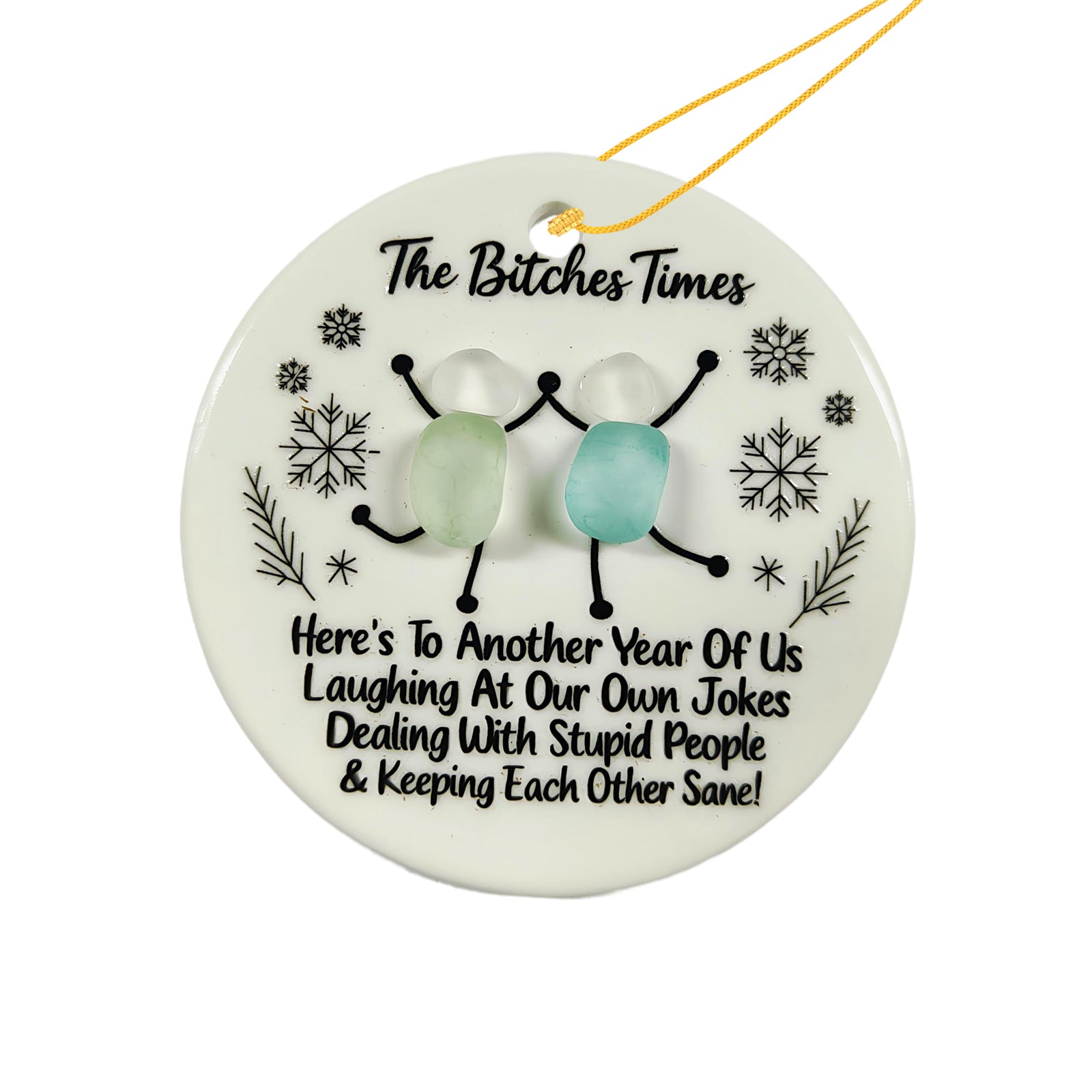 Sea Glass Ornaments Brimming with Friendship,gift for good friend(style2)