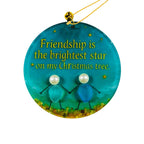 Sea Glass Ornaments Brimming with Friendship,gift for good friend(style4)