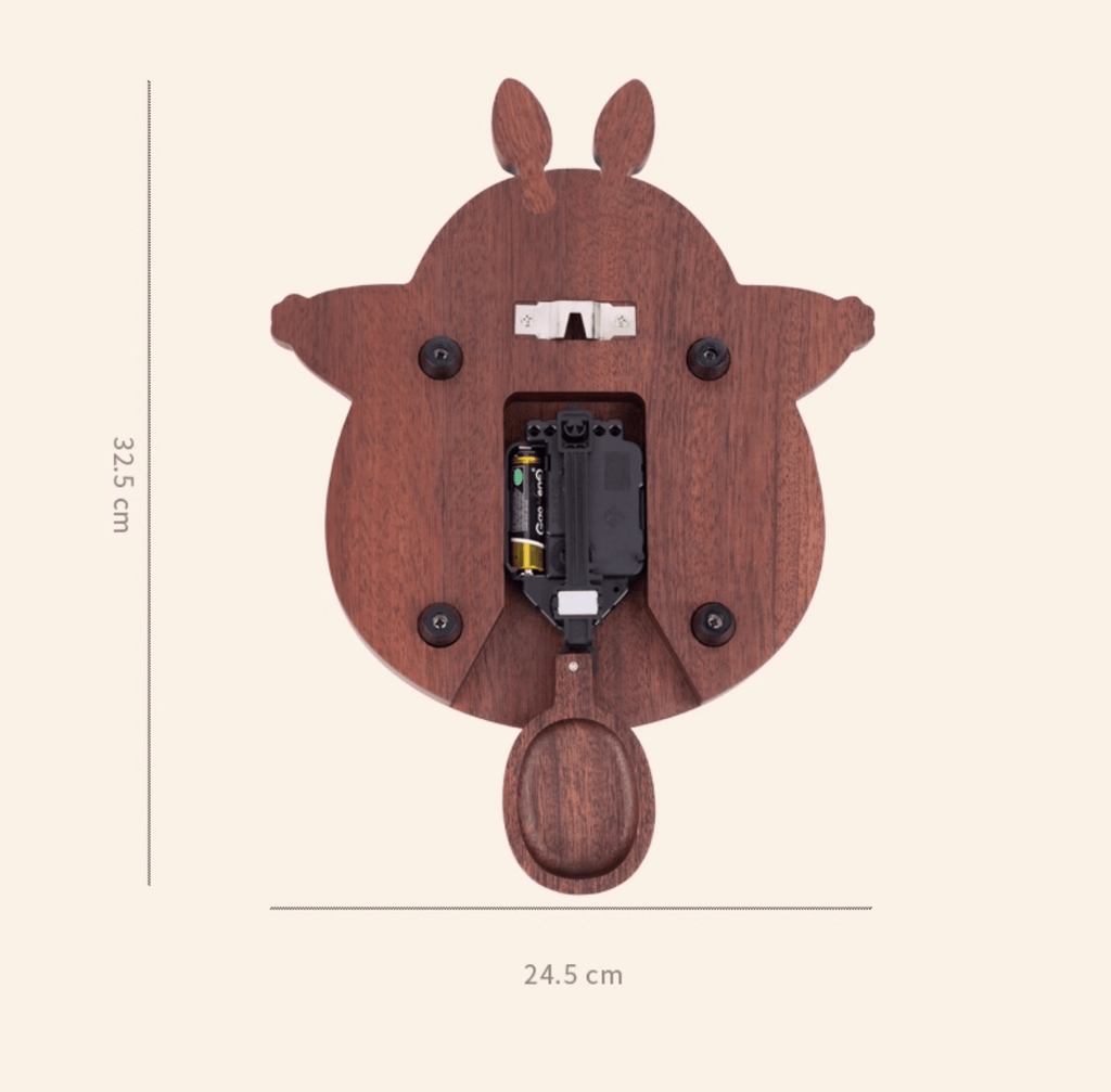 Handmade Ebony Wood Totoro Figurine | Hugging Pose Gift | Creative Kids Room Decor | Meaningful Birthday Gift for Child