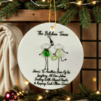 Sea Glass Ornaments Brimming with Friendship, gift for bestie