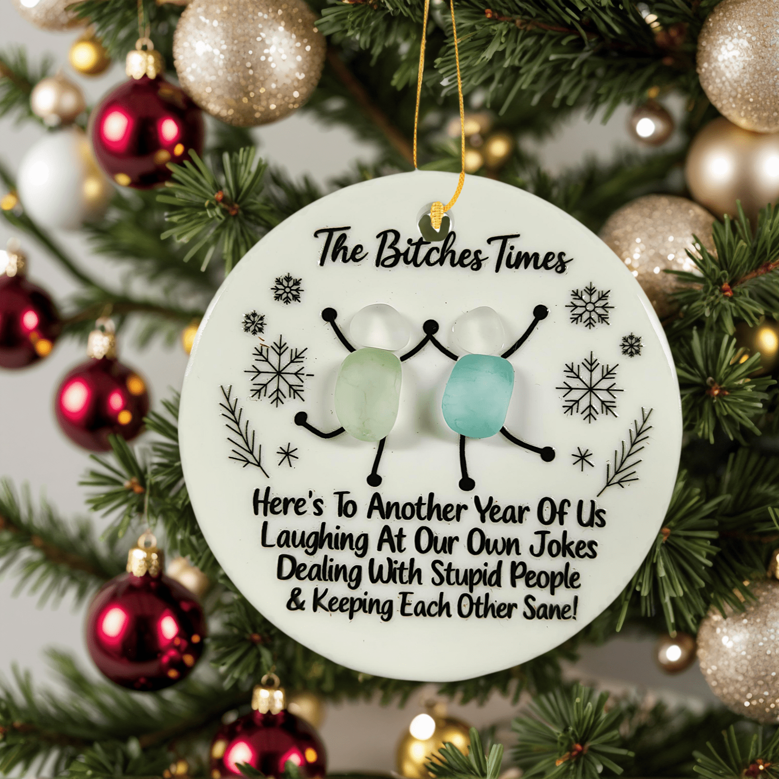 Sea Glass Ornaments Brimming with Friendship,gift for good friend(style2)