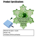 Sea Glass Ornaments Brimming with Friendship,gifts for classmates(style5)