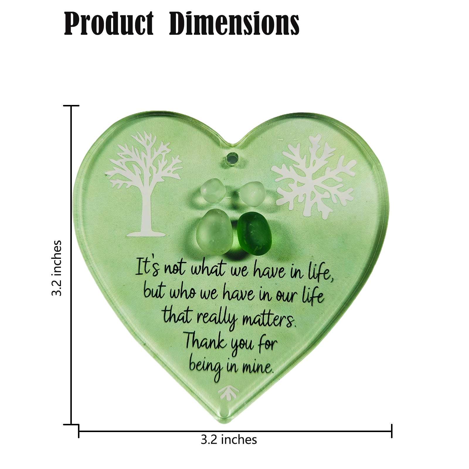 Sea Glass Ornaments Brimming with Friendship,gift for girlfriend(style3)