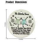 Sea Glass Ornaments Brimming with Friendship,gift for good friend(style2)