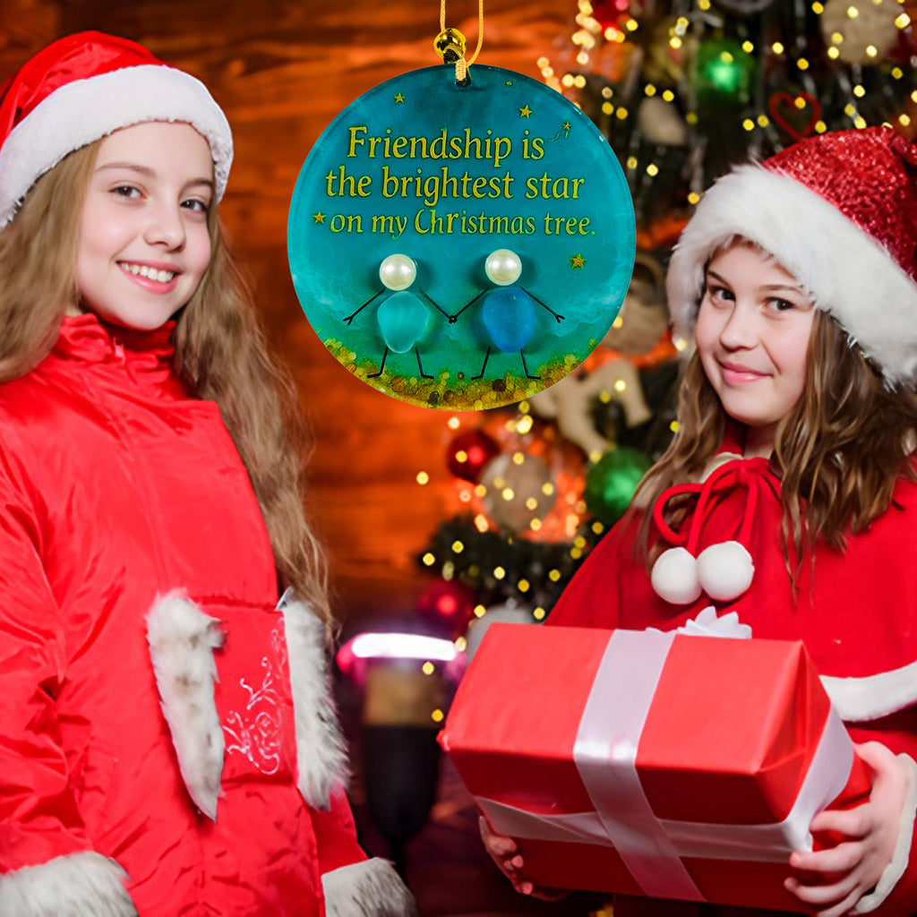 Sea Glass Ornaments Brimming with Friendship,gift for good friend(style4)