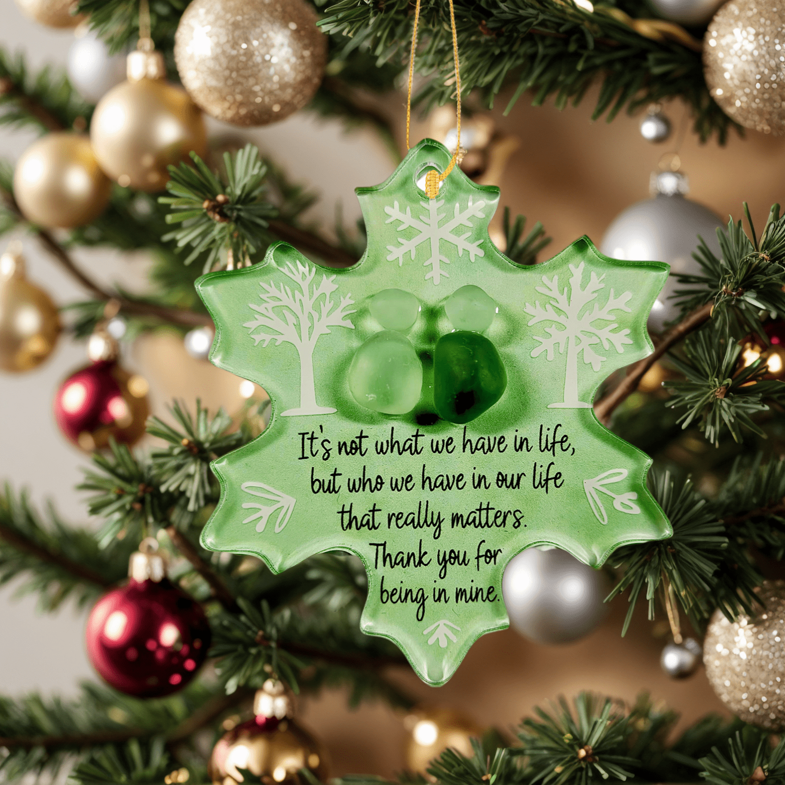 Sea Glass Ornaments Brimming with Friendship,gifts for classmates(style5)