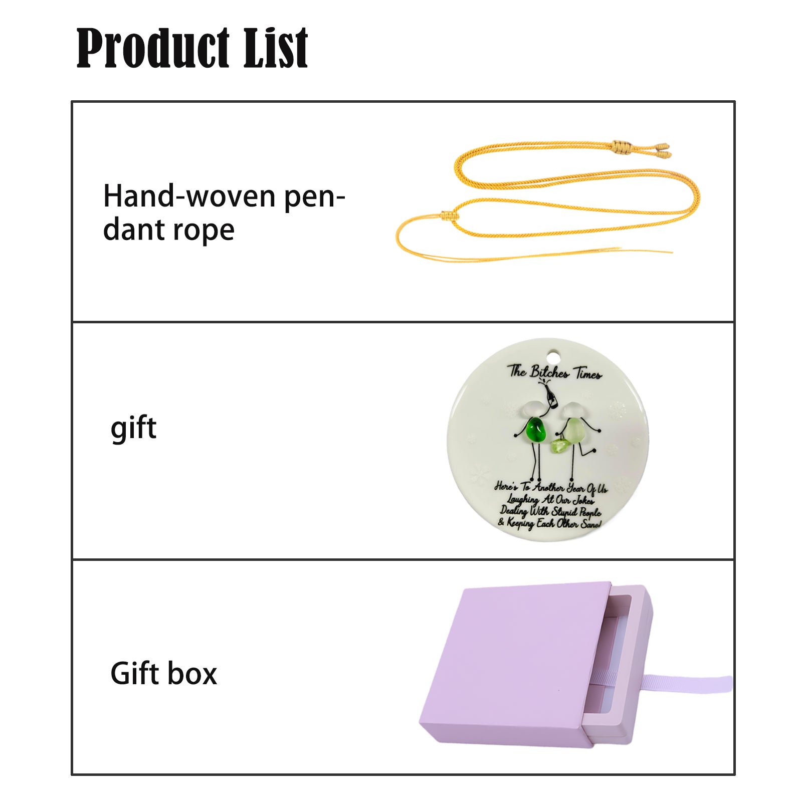 Sea Glass Ornaments Brimming with Friendship, gift for bestie